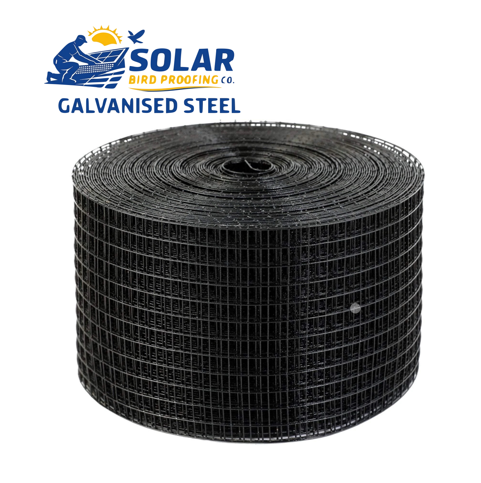 Galvanised Steel Solar Bird Mesh Kit — 1.3mm galvanised steel bird proofing mesh roll